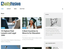 Tablet Screenshot of dailyfusion.net